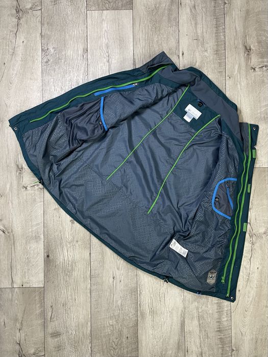 Columbia omni-tech куртка ветровка L размер трекинговая зеленая