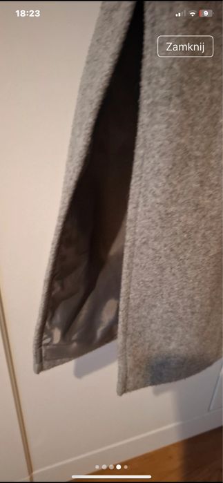 Płaszcz szary Sinsay