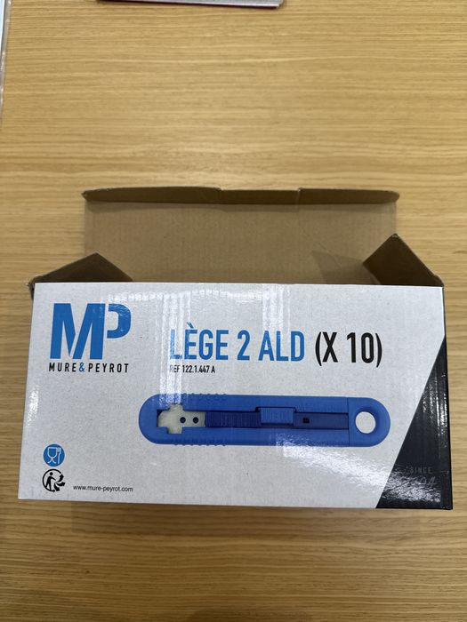 X-ato de segurança Mure & Peyrot detectavel Industria Alimentar