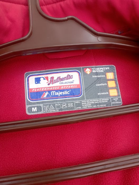 Теплая куртка бомбер Majestic MLB Washington Nationals