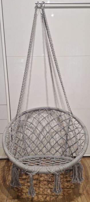 Bocianie gniazdo fotel wiszący huśtawka do ogrodu domu kosz 70cm