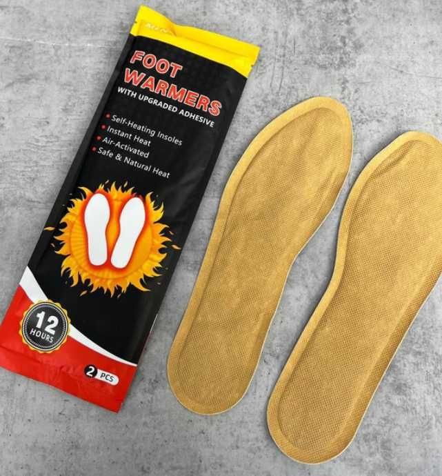 Устілки хімічні з підігрівом, одноразові, розмір 40-43 FOOT WARMERS.