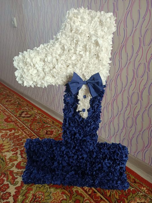 Цыфра на годик малышу, декор фотозоны