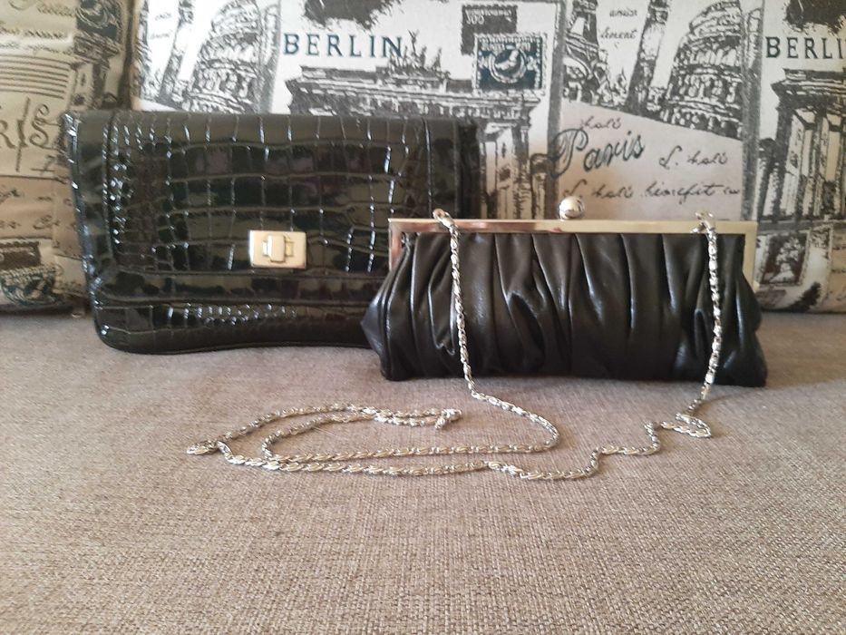 Удобный вместительный клатч + вечерняя сумочка