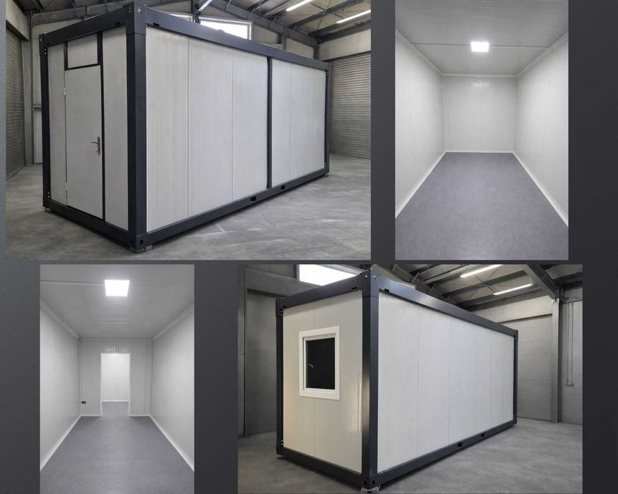 Kontener usługowy 6×2,4 m | Salon sprzedaży / Punkt usługowy | Nowy