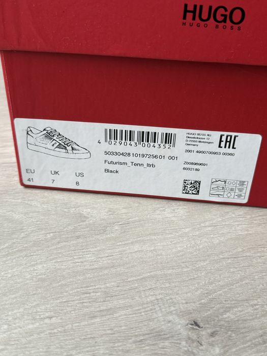 Nowe sneakersy buty Hugo Boss ze skóry cielęcej z Peek&Cloppenburg