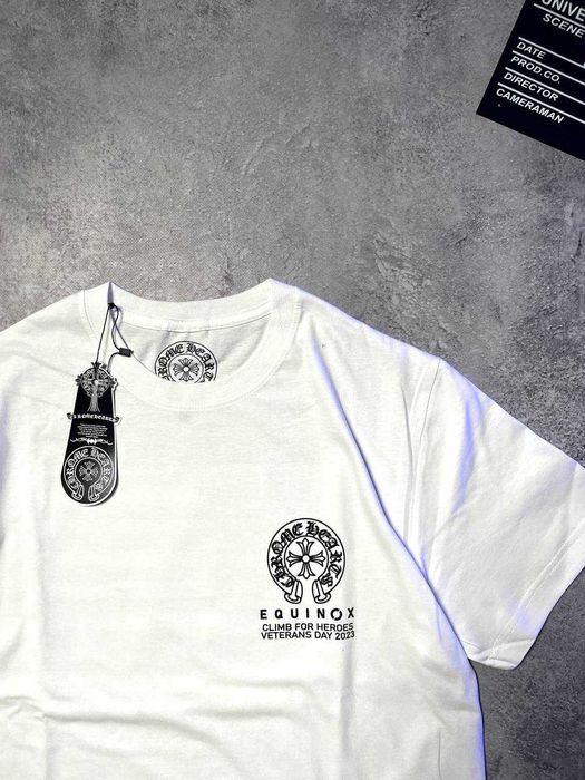 Біла Футболка Chrome Hearts з бірками (Хром Хартс)