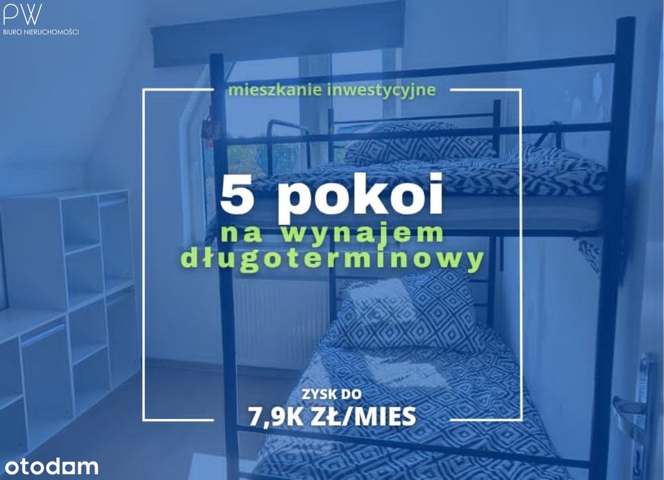 Okazja! 5 pokoi w centrum