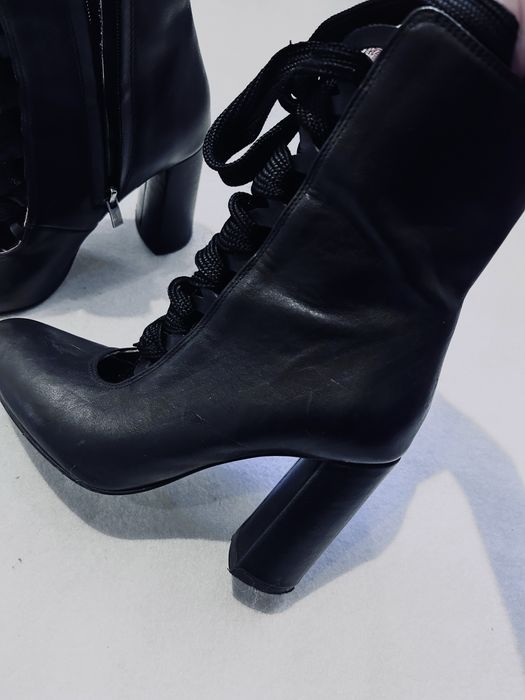 Botki by o la la skora wiązane sznurowane  rzemyki tasmy wiosen