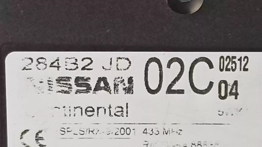 MODULO ELECTRONICO NISSAN QASHQAI / QASHQAI +2 I 2010 -284B2JD02C