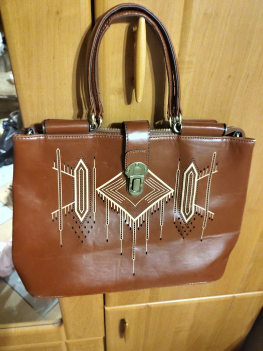 Torebka damska brązowa