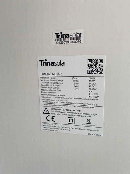 Сонячні панелі ТРІНА солар!!!