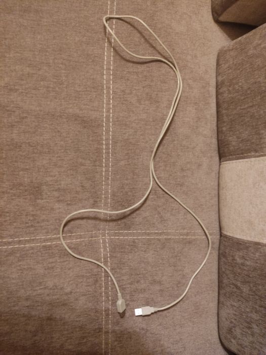 Kabel przedłużacz do kabla USB-A 1,8 m + kabel USB-A -  USB-C 20 cm