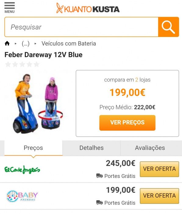 Feber Dareway 12V. Motorizado para criança a bateria.