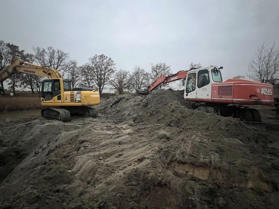 Usługi koparka-wywrotka-minikoparka-koparkoładowarka/transport/wykopy