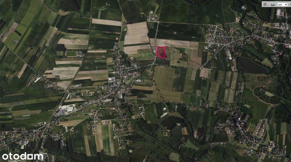 Działka przemysłowo - usługowa 1,21 ha Kotórz Mały gmina Turawa
