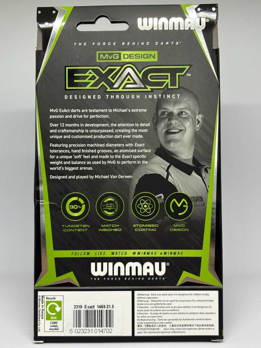 Lotki Winmau Michael van Gerwen Exact 90% 21.5g