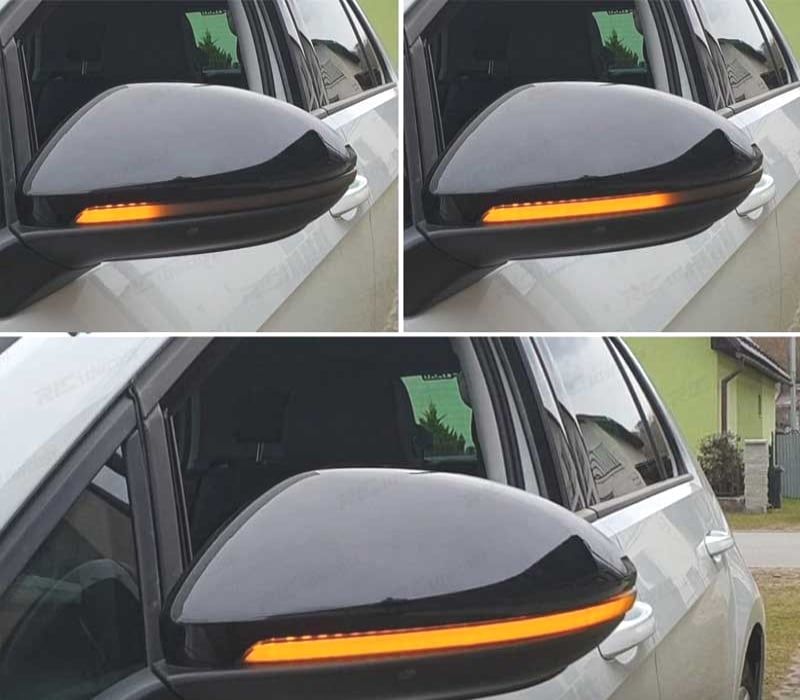 INDICADORES LATERAIS DINÂMICOS PARA VOLKSWAGEN VW GOLF 7 12-17 LEDS