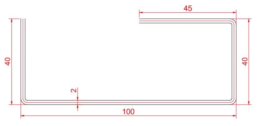 Linia do geownika bramowego 100