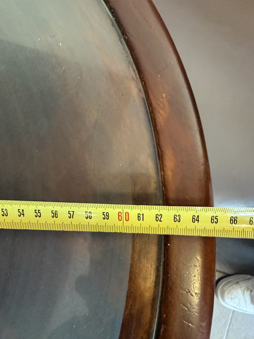 Tampos de mesa com vidro  65 cm