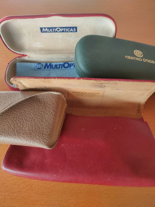 Bolsas para óculos vintage.