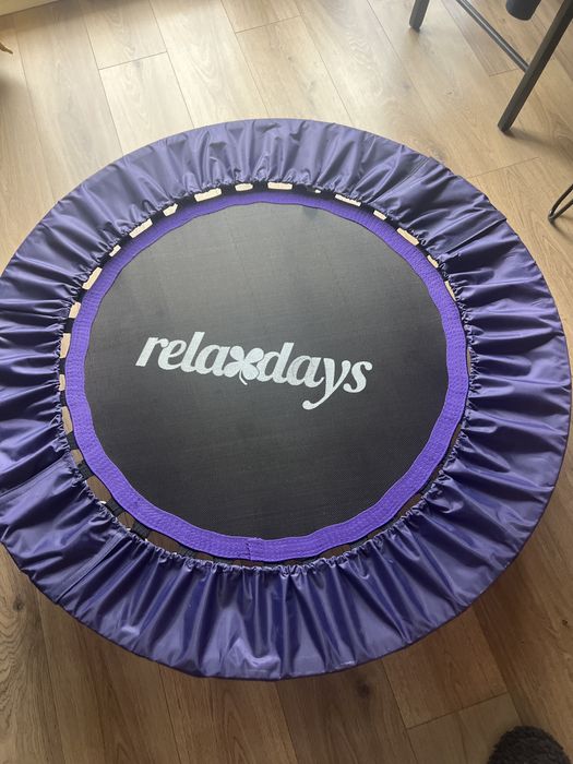Mini trampolina Relaxdays do ćwiczeń – jak nowa