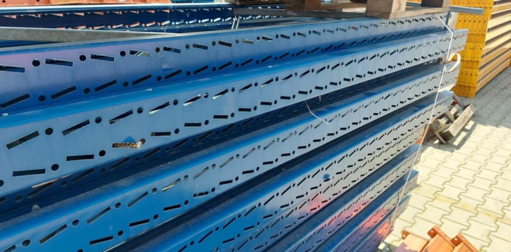 Rama regałowa SLP 273x75x10 cm niebieska |Stalowa |Do magazynu|Używana