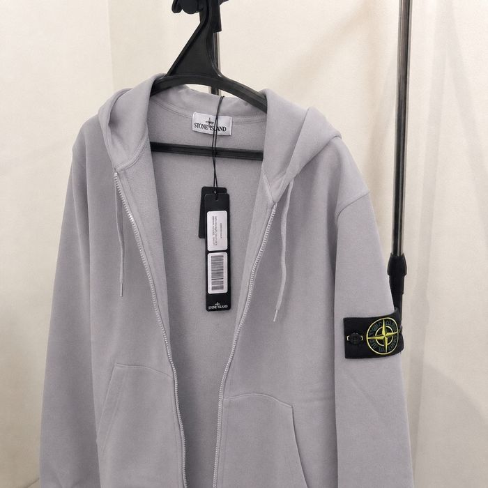 XS S M L XL • Stone Island Сіра зіп-худі • Стон Айленд Зип Худи Серое • Кофта Стоник Сірий