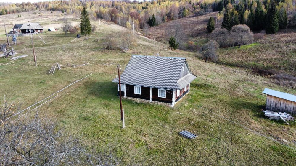 Ділянка з будинком в Карпатах Красне, до Плаю (Plai) 20км, Звенів 20км