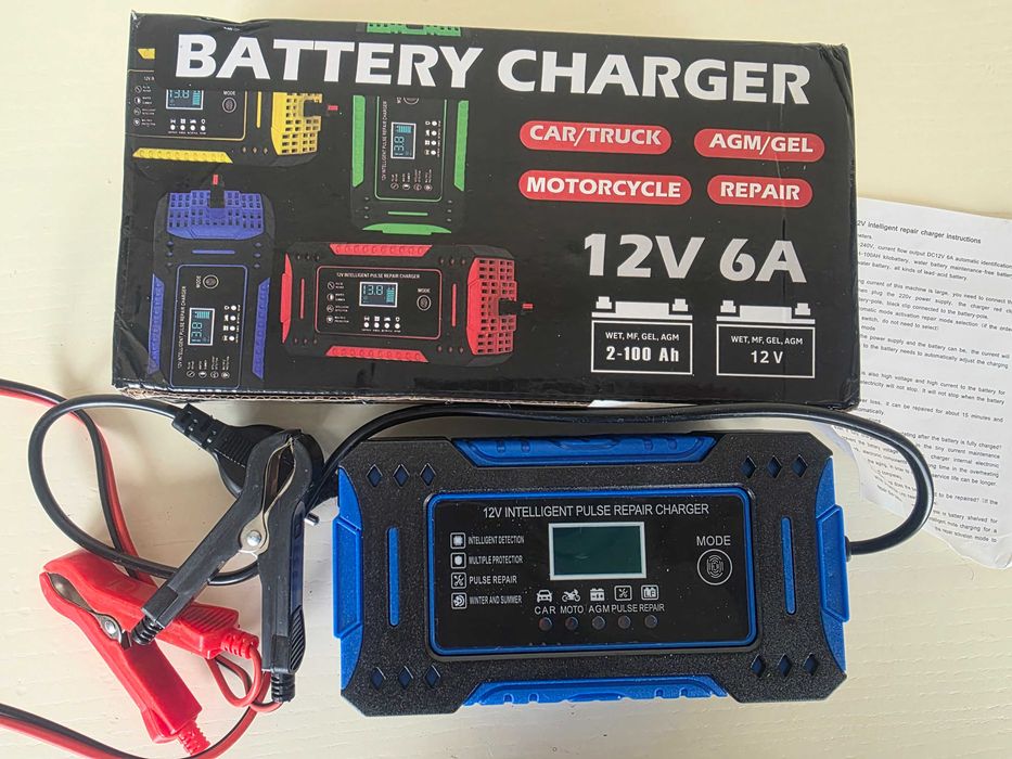 Зарядное 12 V для автомобильного аккумулятора