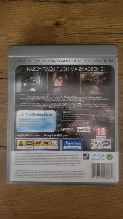 HEAVY RAIN  PL  # Move Edition # PS3  PLATINUM