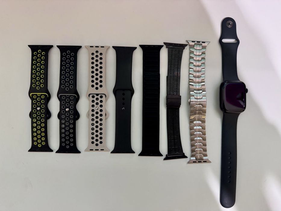 APPLE Watch 9 GPS + Cellular 45mm koperta z aluminium