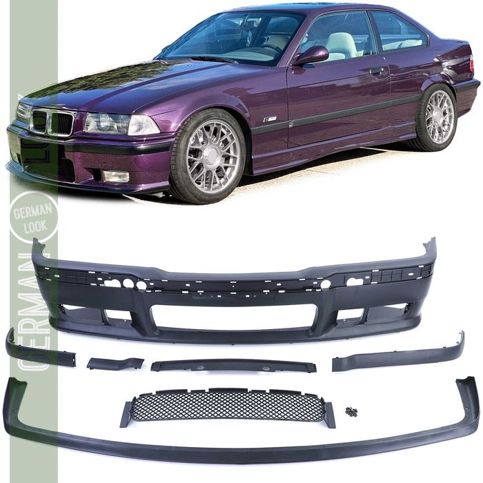 Para-choque frontal para BMW Série 3 E36 Look Pack M M3