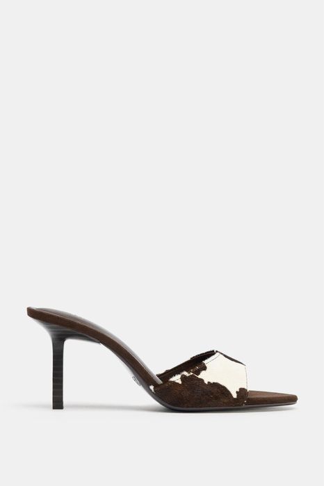 Босоножки Zara кожаные