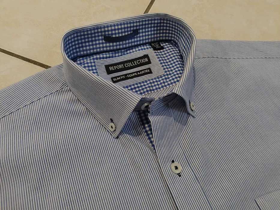 REPORT COLLECTION USA - NOWA! Markowa Koszula Męska rozmiar XL