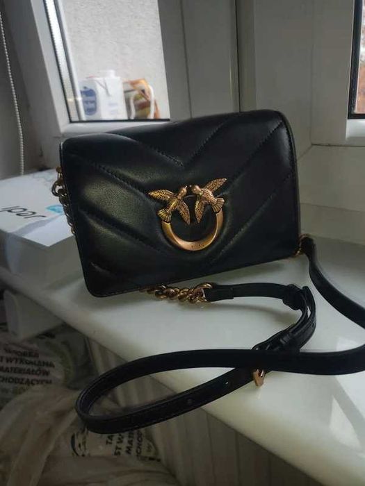 nowa torebka damska Pinko love click mini tracolla maxi trapuntatura