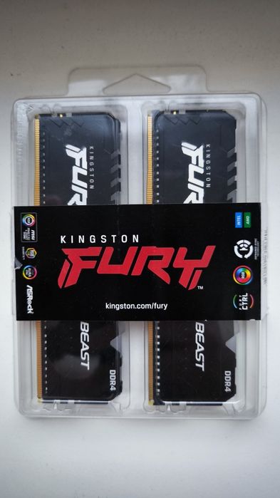 Оперативная память Kingston Fury DDR4-2666 32gb  (KF426C16BB1AK2/32)