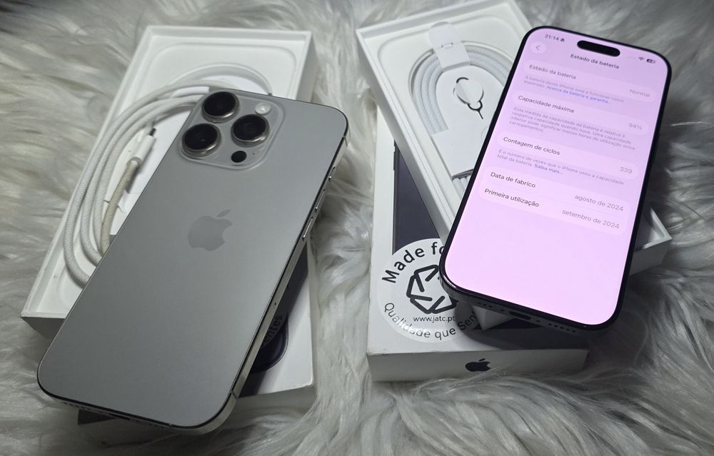 Iphone 16 Pro 128Gb Possibilidade de pagamento em 6X 12X 18X