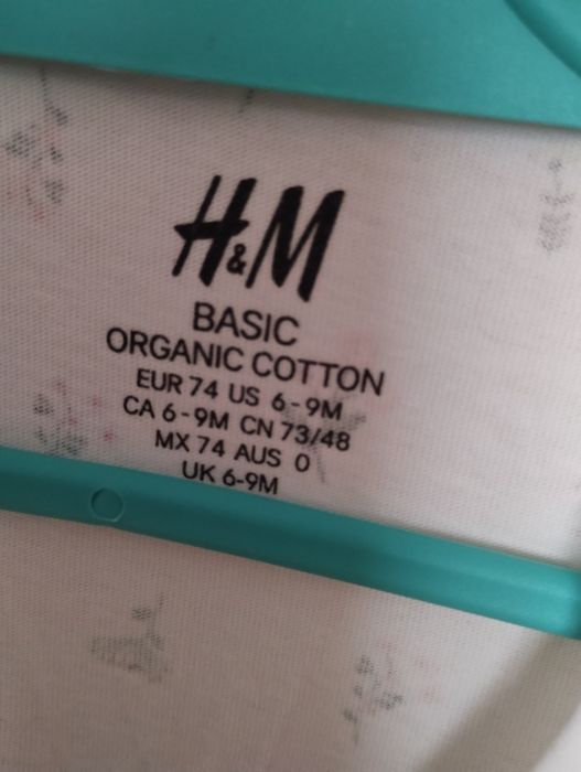 Sukienka bawełniana dziewczęca r 74 H&M