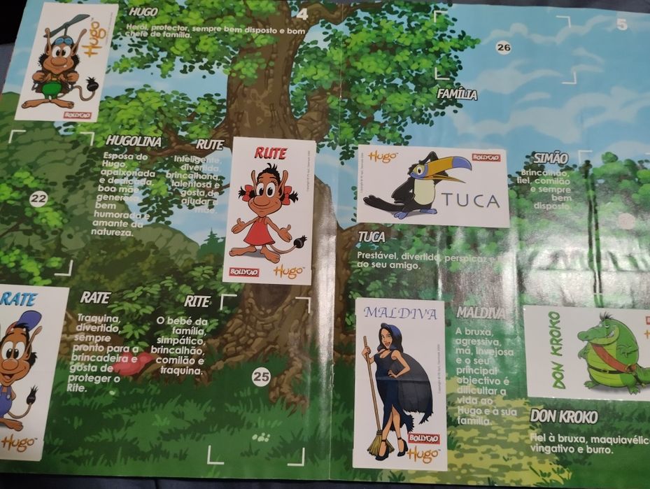 Caderneta de Cromos Hugo da Bollycao