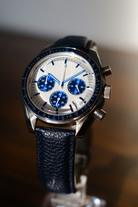 Omega Speedmaster Seiko VK63 Mod годинник мехакварцевий хронограф
