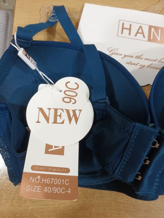 Soutien marca Hana azul petróleo