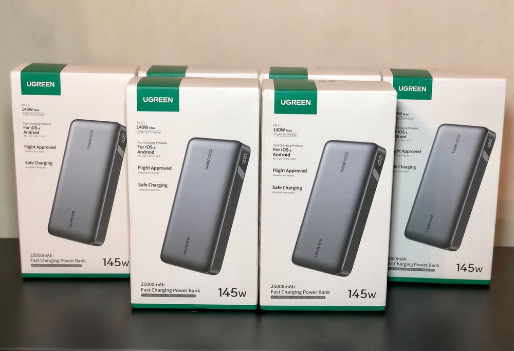 PowerBank UGREEN 145W на 25000mAh. Павербанк оригінал, новий