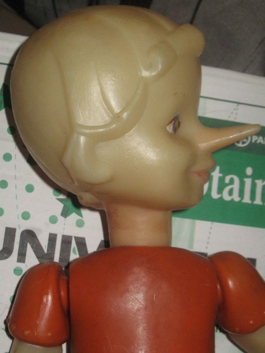 большой пластмассовый Буратино на резинках= 55см.Харьков(Салют)