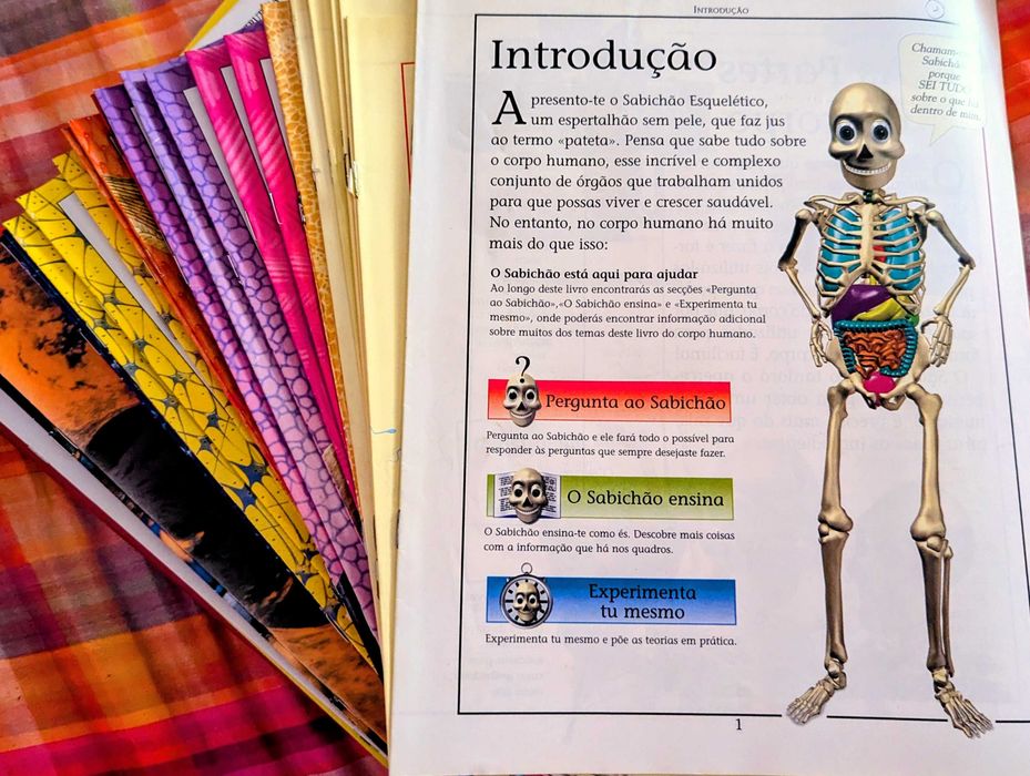 54 livros + capa Coleção O Corpo Humano (RBA)