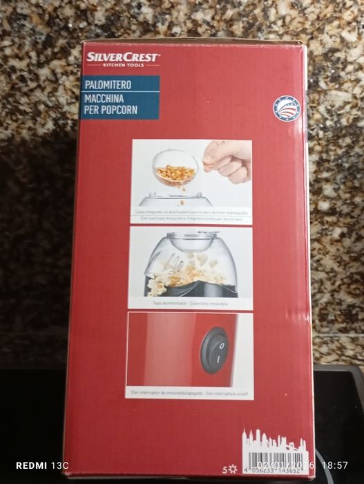 Máquina de fazer pipocas