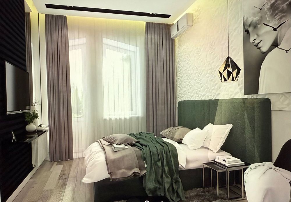 Люкс - ДВІ спальнІ  МЕТРО Хрещатик Лютеранська 3