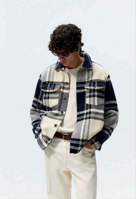 32%ВОВНА|Овершот ZARA|розмір: S XL#mango/massimo dutti/levis/armani/hm