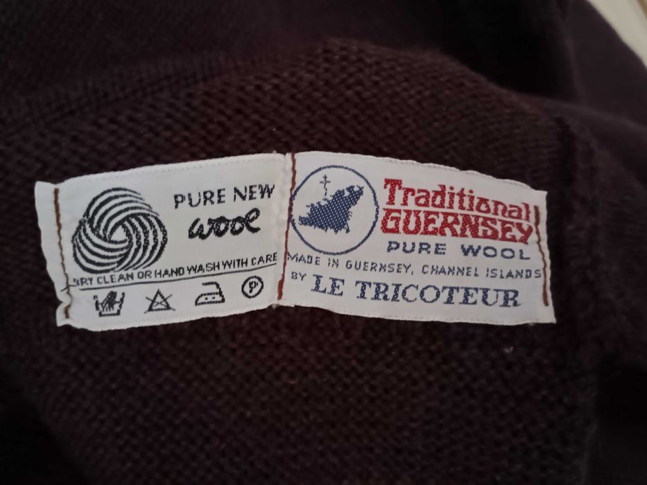 Коричневий теплий светр вовна на 44-46 розмір