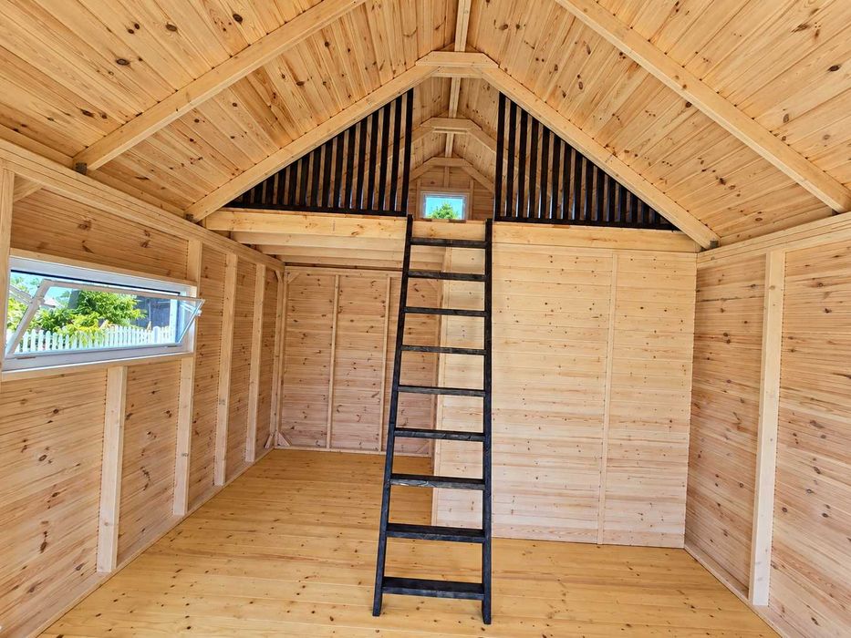 Domek drewniany Nowoczesna STODOŁA 25m² – dostępne od ręki, PROMOCJA -10%
